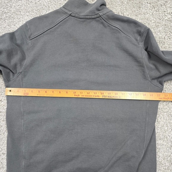 American Giant Jacket Mens Large Gray Moto Full Zip Heavy USA Minimalist Sweater - Picture 8 of 11